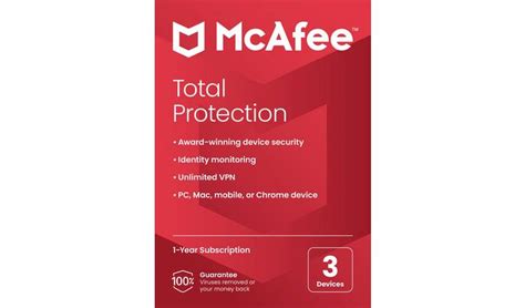 argos antivirus|Buy McAfee Total Protection 1 Year 3 Device .